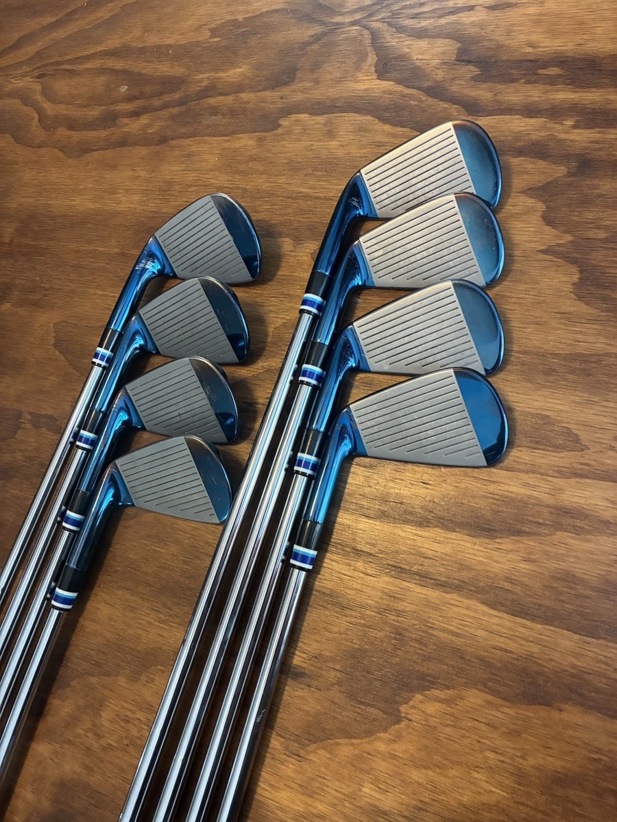 Mizuno Pro 221 Blue Ion Limited Edition Iron Set / 3-PW Stiff Flex
