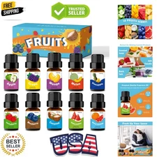 Fresh Aroma Collection: 10 Skin-Safe Fruity Essential Oils for Soaps & Candles