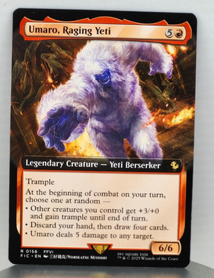Umaro, Raging Yeti (Extended Art) - Commander: FINAL FANTASY (FIC)