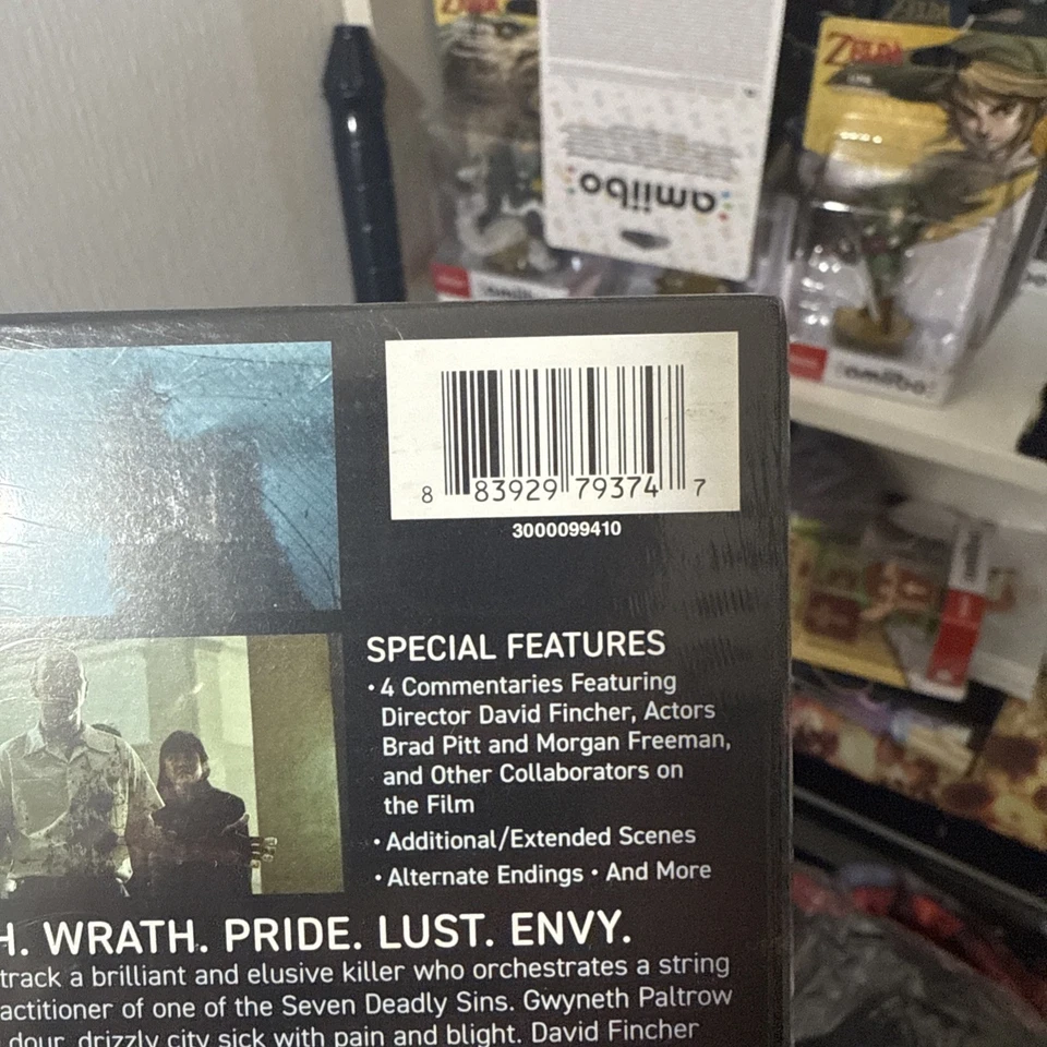 SEVEN (SE7EN) - 30TH ANNIVERSARY - 4K UHD DIGIBOOK - FREEMAN/PITT - BRAND NEW! - Image 2 of 3