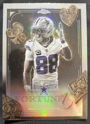 2026 Topps Chrome NFL CeeDee Lamb Refractor Fortune 15 | eBay
