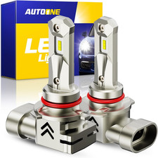 9005 HB3 LED Light Bulbs   6000K Cool White, Ultra Bright Mini Size, Plug  Play