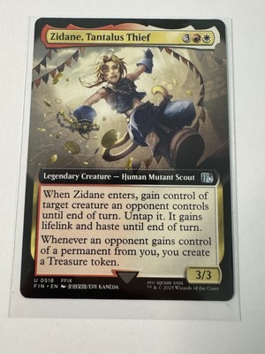 Zidane, Tantalus Thief (Extended Art)   Final Fantasy   Magic The Gathering (mtg)