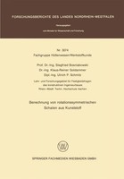 Siegfried Bosniakowski | Berechnung Von Rotationssymmetrischen Schalen Aus...