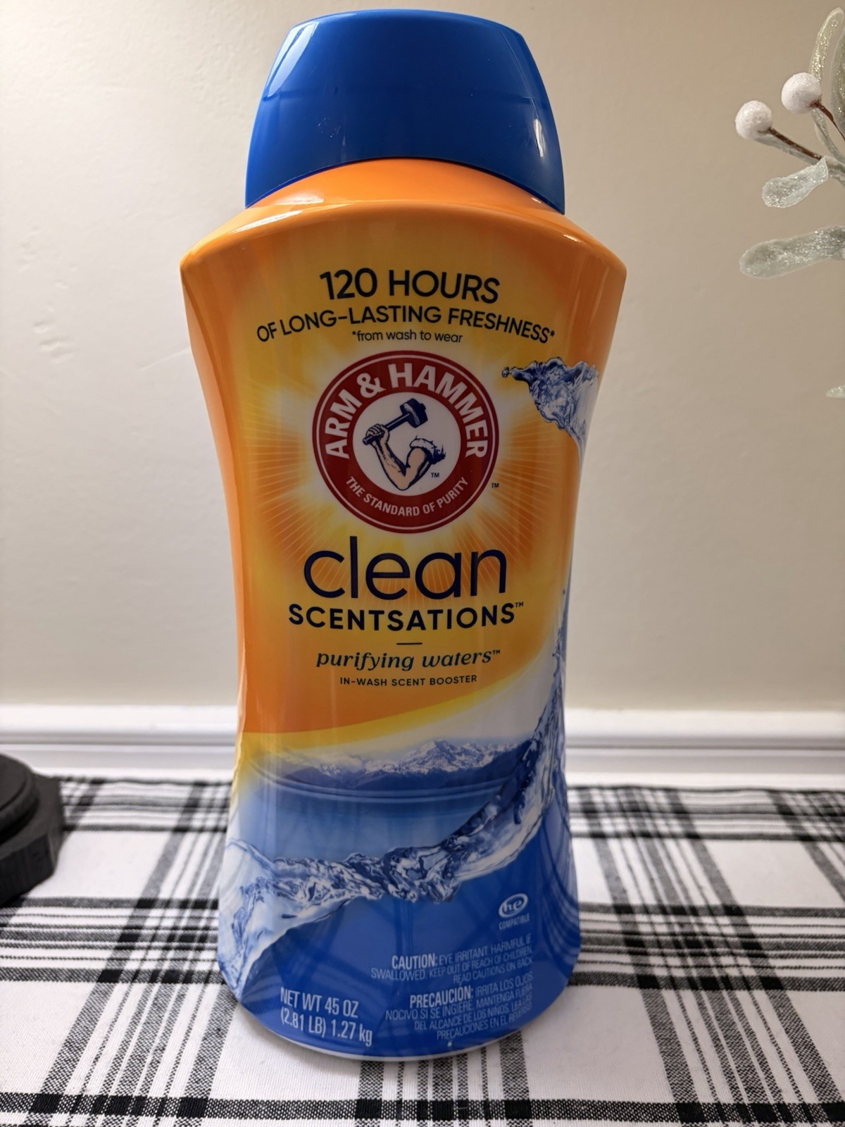 (4) 45 Oz. Clean Scentsations In Wash Scent Booster Laundry Purifying Waters