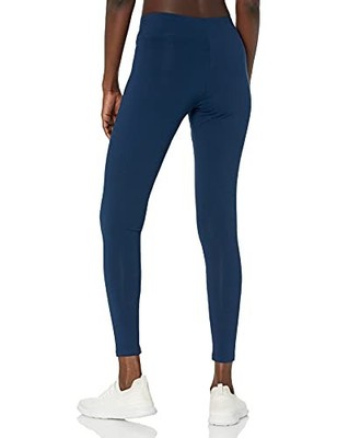 Jockey Damen Knöchel Aktiver Baumwolle, Stretch, Breiter Bund Leggings, Dunkles