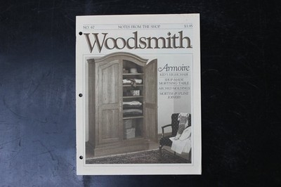 Woodsmith Magazine No. 67 Woodworking Plans Projects Armoire Highchair DIY