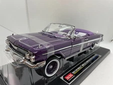 Sun Star 1/18 Chevrolet Impala Lowrider Convertible 1961 Purple 105 011