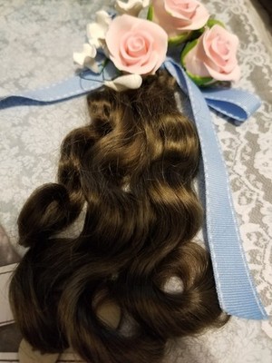 Mohair 10g ''Dark  Brown''- Curly -6 to 8 ''  IN STOCK -  FAST SHIP USA