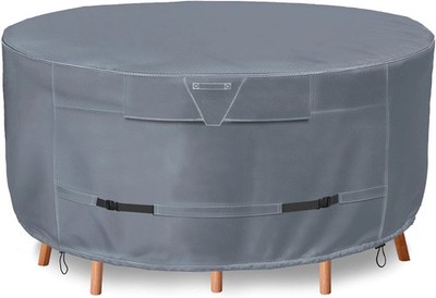 Round Patio Furniture Covers, Waterproof Outdoor Table Chair Set Covers, All ...