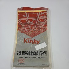 Sacs filtrants jetables style Kirby n°2 3 sacs - Style n° 2 pièces Kirby d'origine