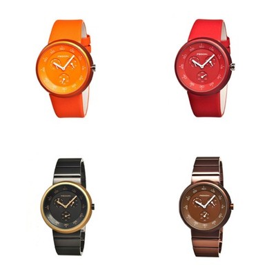 Watch Men's Trapezium Multi-Function Aluminium or Leather Giorgio Fedon **New**