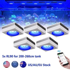 5PCS PopBloom RL90 Marine Aquarium Led Light for 240cm Coral Reef Saltwater Tank