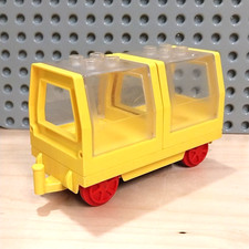 LEGO Duplo Waggon  Anhänger Personenwaggon transparent Eisenbahn Zug Train