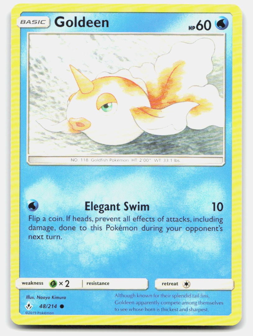 Goldeen 48/214 Common Unbroken Bonds Pokemon NM