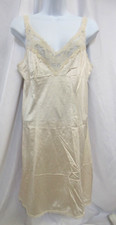 Vintage Maidenform Beige Something Special Full Slip Lace USA Size 36