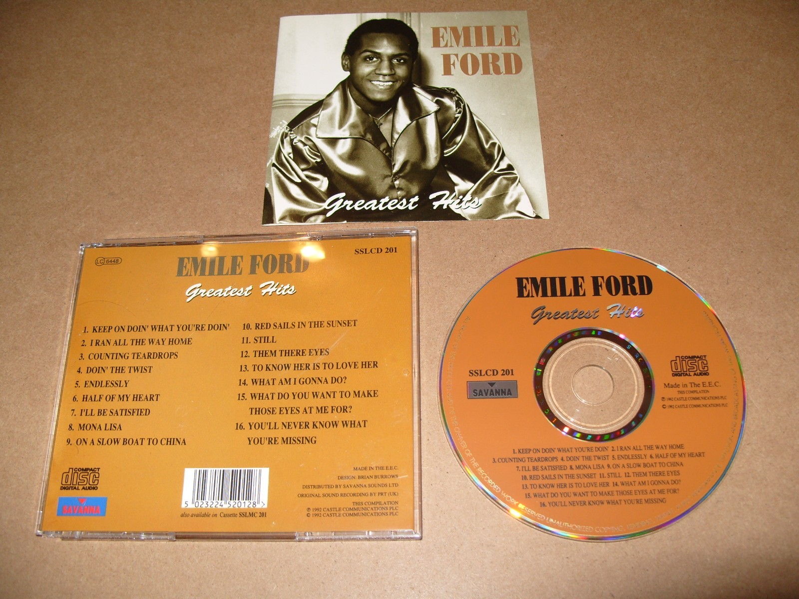 Emile Ford & The Checkmates – Greatest Hits -1992 - CD + INLAYS EXCELLENT. (M6)