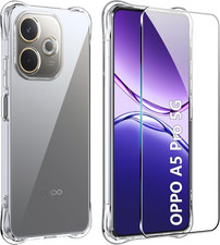Cover per OPPO A5 Pro 4G/5G Custodia per Telefono+1X Pellicola Protettiva, Anti-