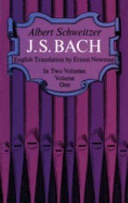 J. S. Bach Paperback Albert Schweitzer