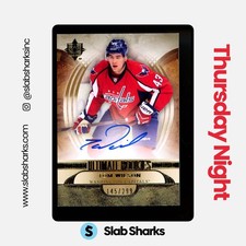 2013 UPPER DECK ULTIMATE COLLECTION #140 TOM WILSON AUTO RC ROOKIE /299