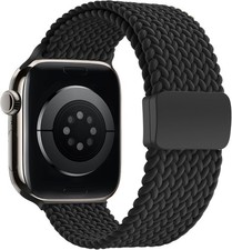 Adjustable Braided Elastic Band for Apple Watch Series 10, 38mm 40mm 41mm