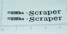 Pair Mightly Tonka Scraper Replacement Stickers TK-226