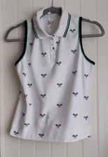 Tail Tech Sleeveless Polo Shirt Size Medium