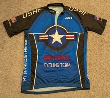 Louis Garneau United States Air Force Cycling Team USAF Jersey Made in USA Men's