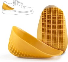 Classic Heel Cups, Yellow, for Heel Pain  Plantar Fasciitis