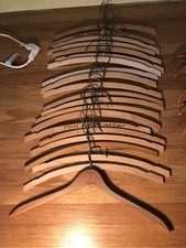20 Vintage Wood Coat Hangers Shirt Hangers