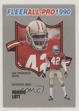 1990 Fleer All-Pro Ronnie Lott #19 HOF 08rj