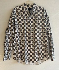 Vintage Men’s Structure Long Sleeve Button Down Large