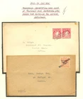 IRELAND 1922/23 2 x CV -EMERGENEY - POSTMARK F/VF
