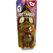 Ty Britannia The Bear McDonalds Exclusive Beanie Baby 1999 Collectible With Orig