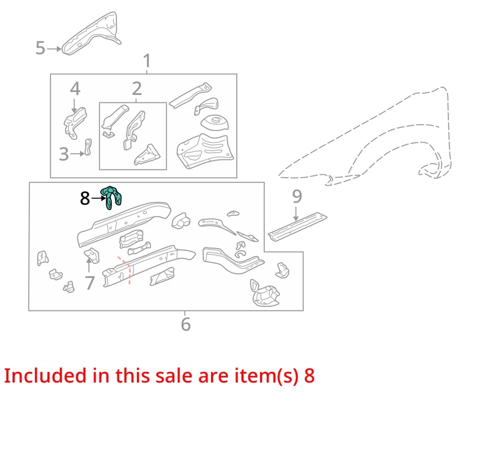 Oldsmobile Pontiac Alero Grand Am 2000-2005 transmisión de soporte MT LH 22698595 NUEVO OEM Foto 2 de 3
