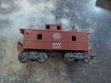 Vintage Marx 18326 New York City NYC Central System O Scale Train Caboose Red