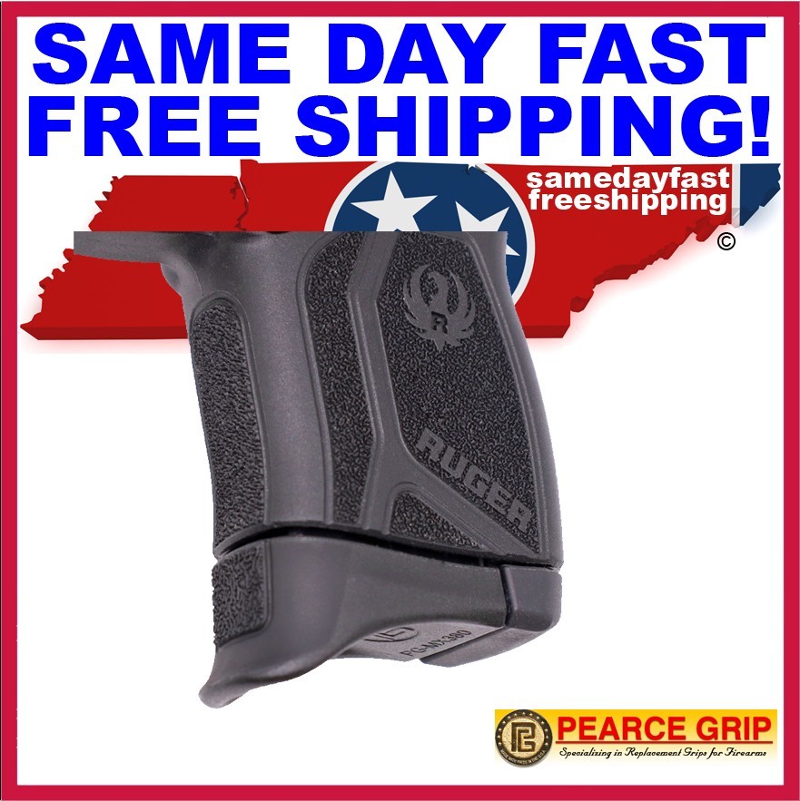 Pearce Grip Ruger LCP MAX 380 Grip Ext 10Rd Mags PG-MX380 SAME DAY
