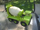 Vintage Mighty Tonka Cement Mixer Vehicle Toy Lime Green