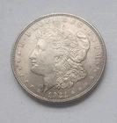 Estate 1921 Morgan Silver Dollar AU #10