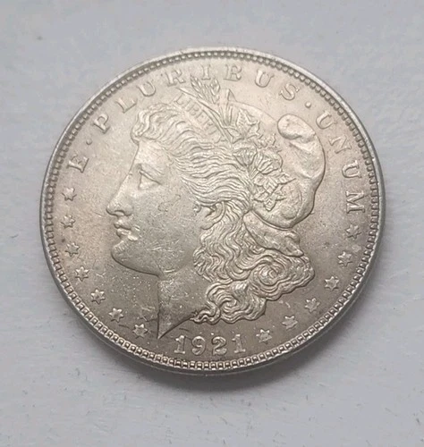Estate 1921 Morgan Silver Dollar AU #10