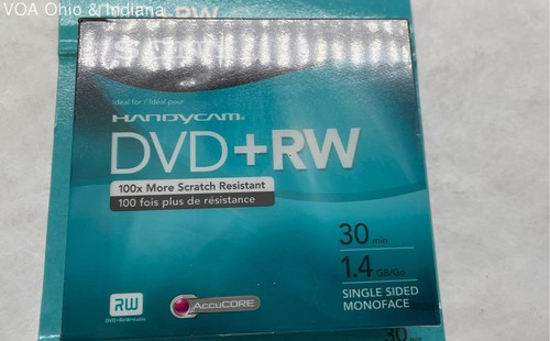 NEW NOS 4 Pack Sony HandyCam DVD+RW 30 Minute 1.4 GB Each Disc Video Camera - Picture 2 of 5