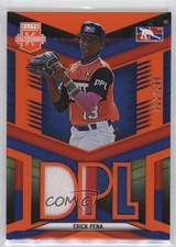 2023 Panini Elite Extra Edition DPL Materials Orange 12/199 Erick Pena 0jd0