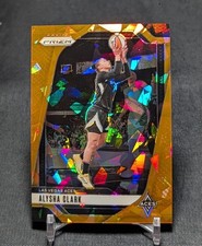 Alysha Clark Orange Ice Holo 2024 Panini Prizm WNBA Card #101 Las Vegas Aces