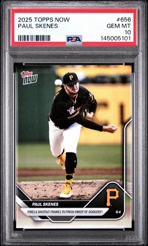 2025 Topps Now - Paul Skenes #656 /3340 PSA 10! 💎