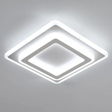 44W Modern LED Ceiling Light Square Cool White Ceiling Lamp Kitchen Chandelier