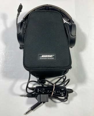 Bose A20 Aviation Headset Dual GA Plug with Bluetooth + Soft Case