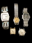 Vintage Watches Estate Lot Of 5 All Running Gruen Mido Seiko Benrus Vantage