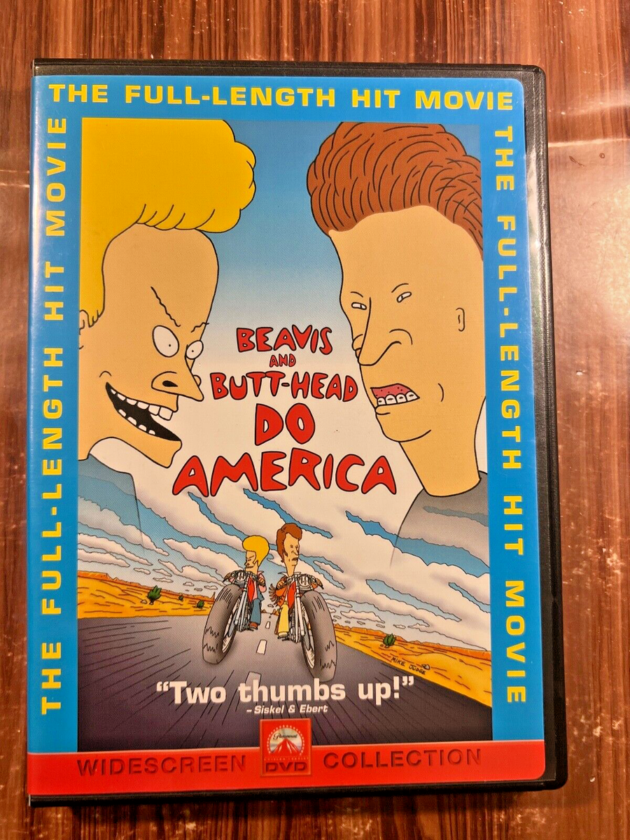 Beavis and Butt-Head Do America DVD 1996 Animated MTV Movie Comedy