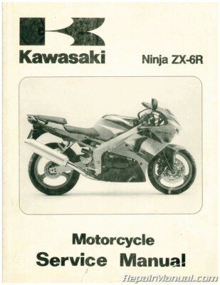 Used 1998 Kawasaki ZX600G ZX-6R Service Manual | eBay