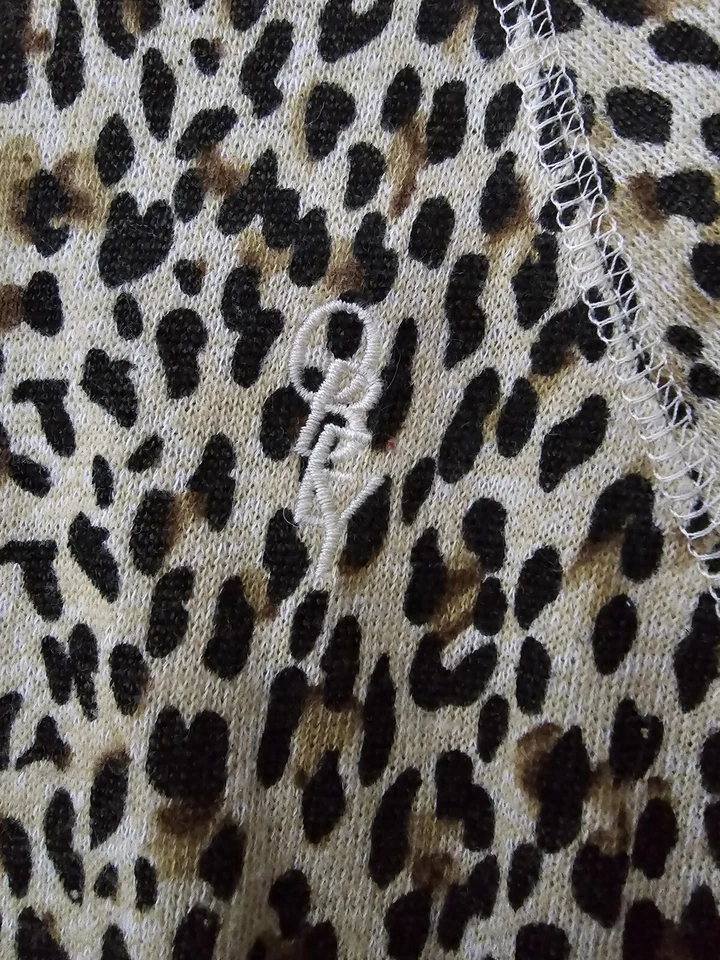 Obey Propaganda Animal Print Cheetah Pullover Sweater Size Medium - Image 4 of 4